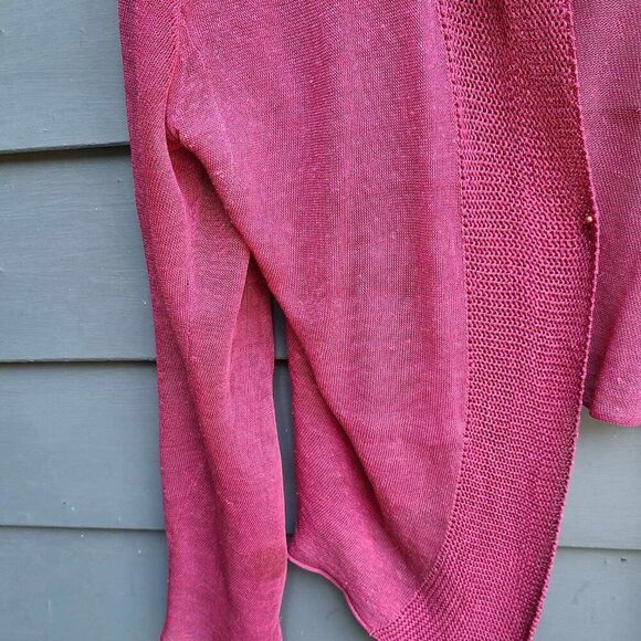 Eileen Fisher Rust  Linen Blend Cardigan Sweater size XL - Picture 13 of 16